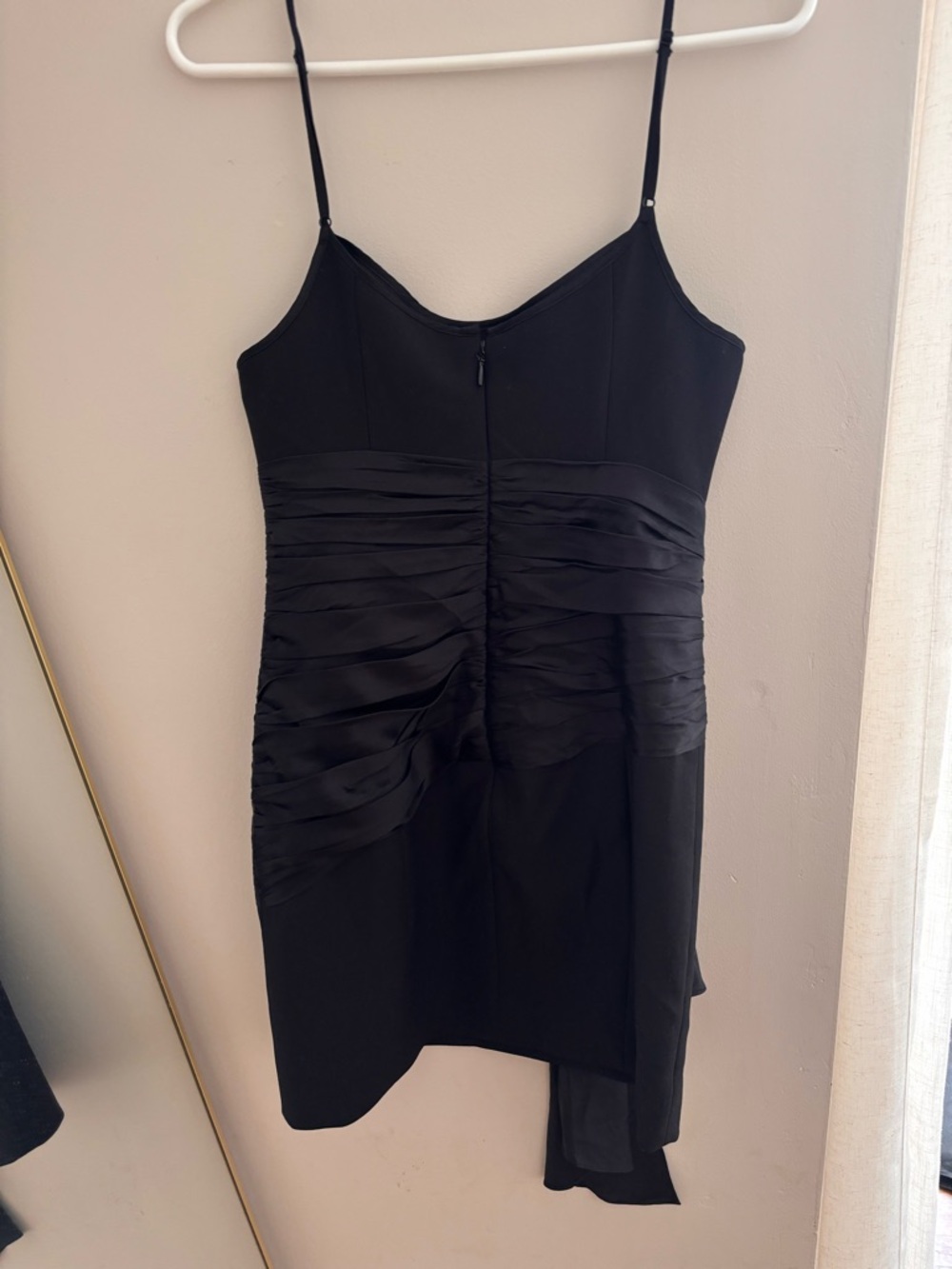 NWT cinq a sept | Anselle Silk Trim Mini Dress in black (sold out style/color) - Picture 8 of 14